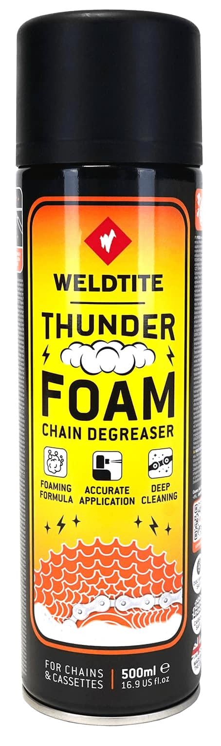 Очищувач тран смісії Weldtite 03097 Thunder Foam Chain Degreaser пінний 500 мл