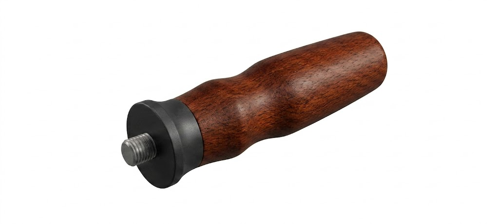 Ручка холдера кофемашины STD M10 анатомическая из натурального дерева Орех (М12/35425234)