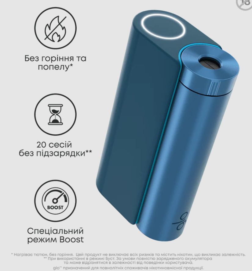 Система нагрева стиков Glo Hyper X2 Синий - фото 3 Система нагрева стиков Glo Hyper X2 Синий - фото 3