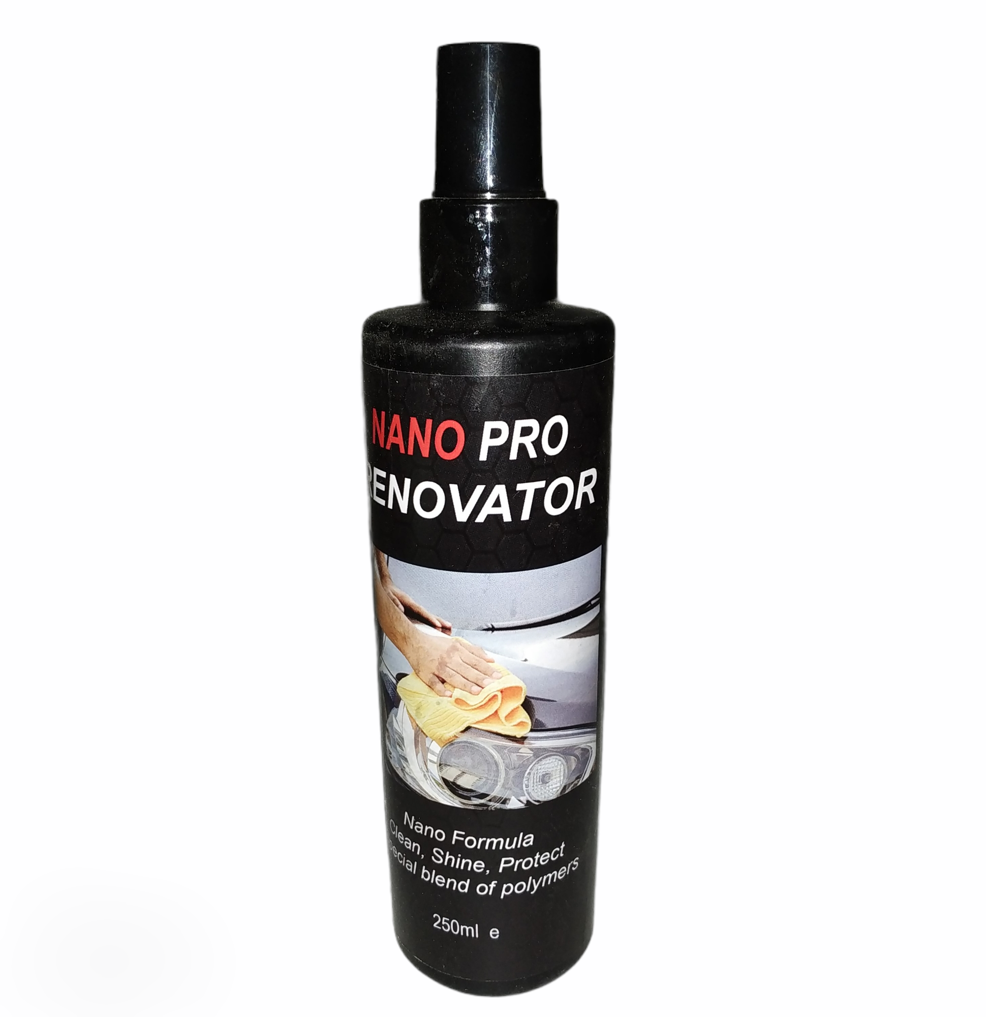 Полироль для фар и прозрачного пластика Nano Pro Renovator 250 мл (DI-1355623994) - фото 1