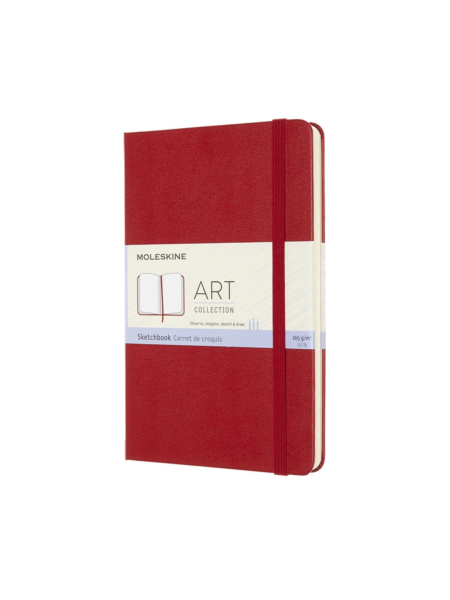 Блокнот Moleskine Art медиум для очерков Красный (ARTQP054F2)