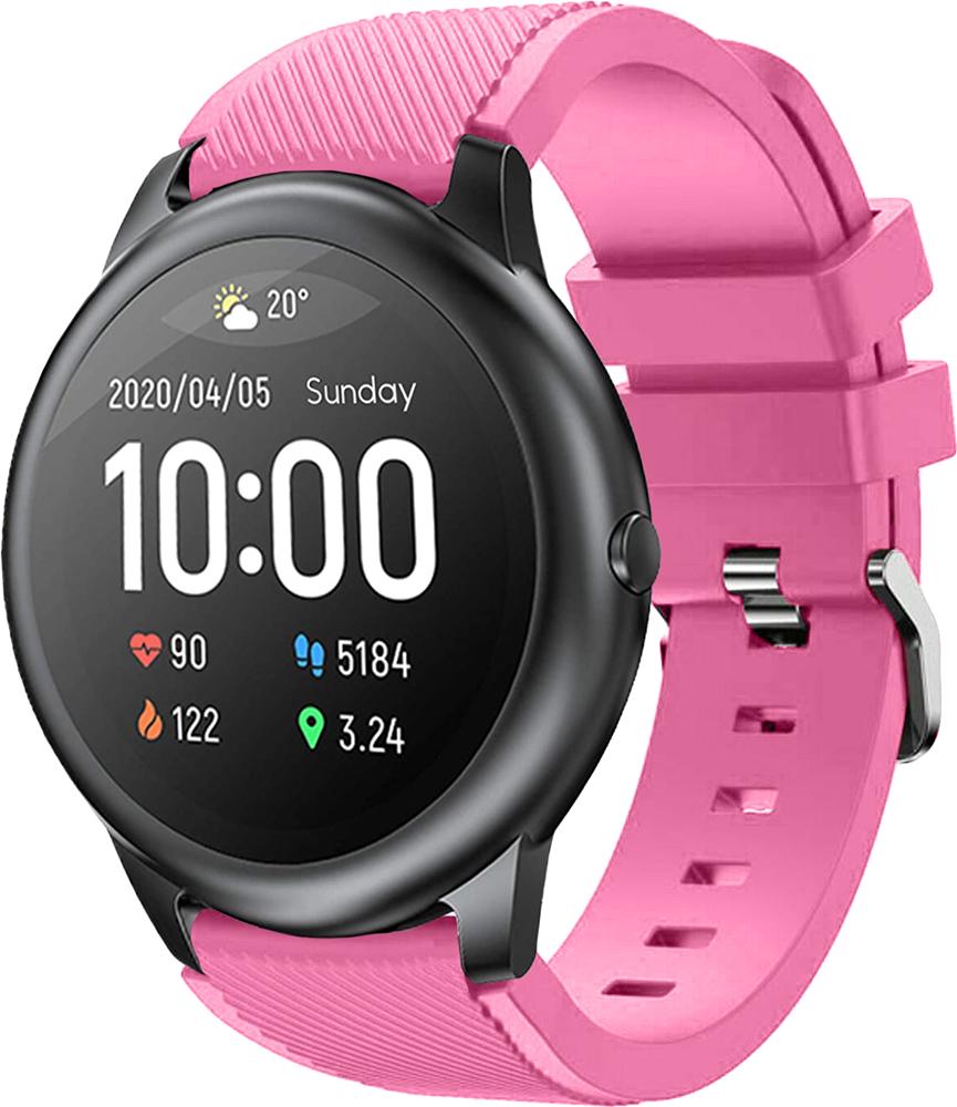 Ремінець Cross для Haylou Smart Watch Solar LS05 22 мм Pink (19515)