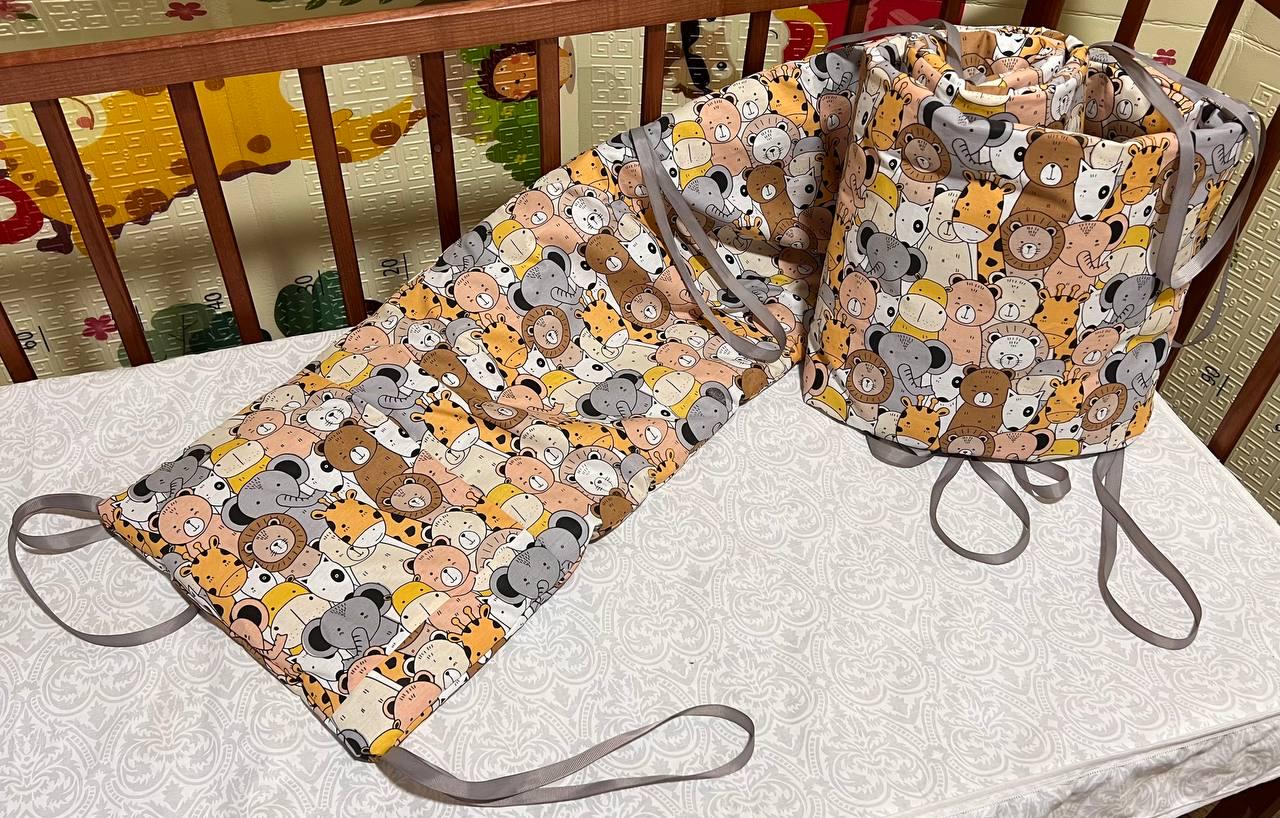 Бортики в дитяче ліжечко на 3 сторони з 1 частини (752906)