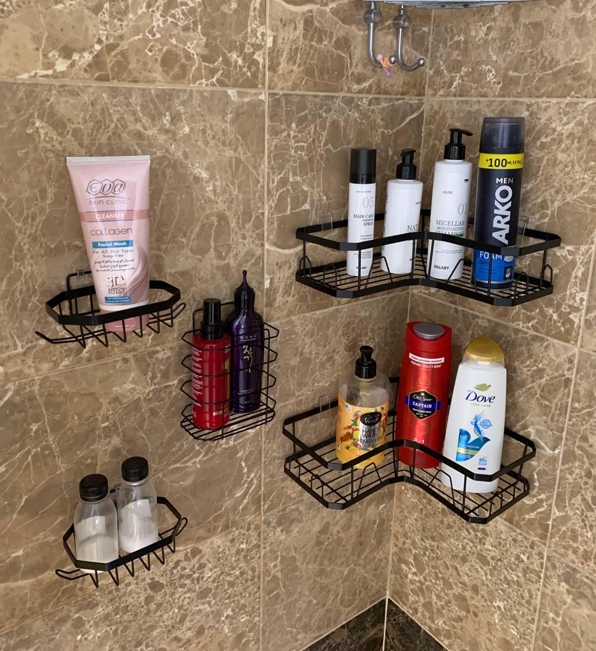 Полиці настінні у ванну кімнату для душової набір 5 шт. - фото 7 Полиці настінні у ванну кімнату для душової набір 5 шт. - фото 7