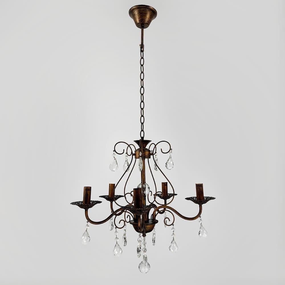 Люстра-подсвечник на 5 ламп Ø 50 см (6216/5)