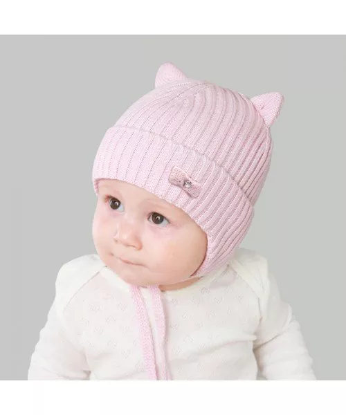 Шапка детская Elf Кортни р. 38 Розовый (OK002309)