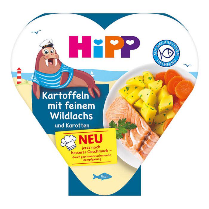 Морковь с картофелем и тонким лососем Hipp с 1 года 250 г