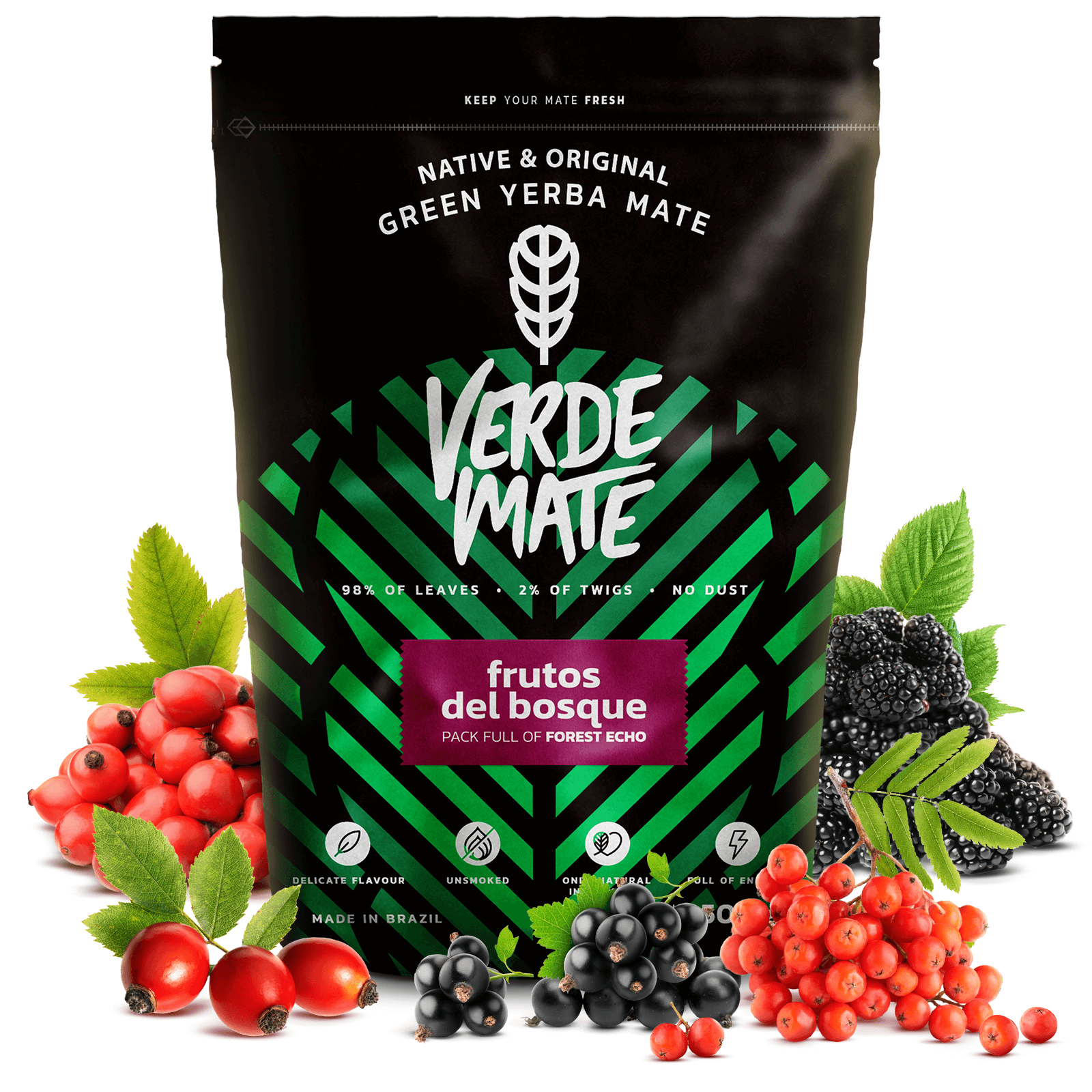 Чай йєрба мате Verde Mate Green Frutos del Bosque 500 г