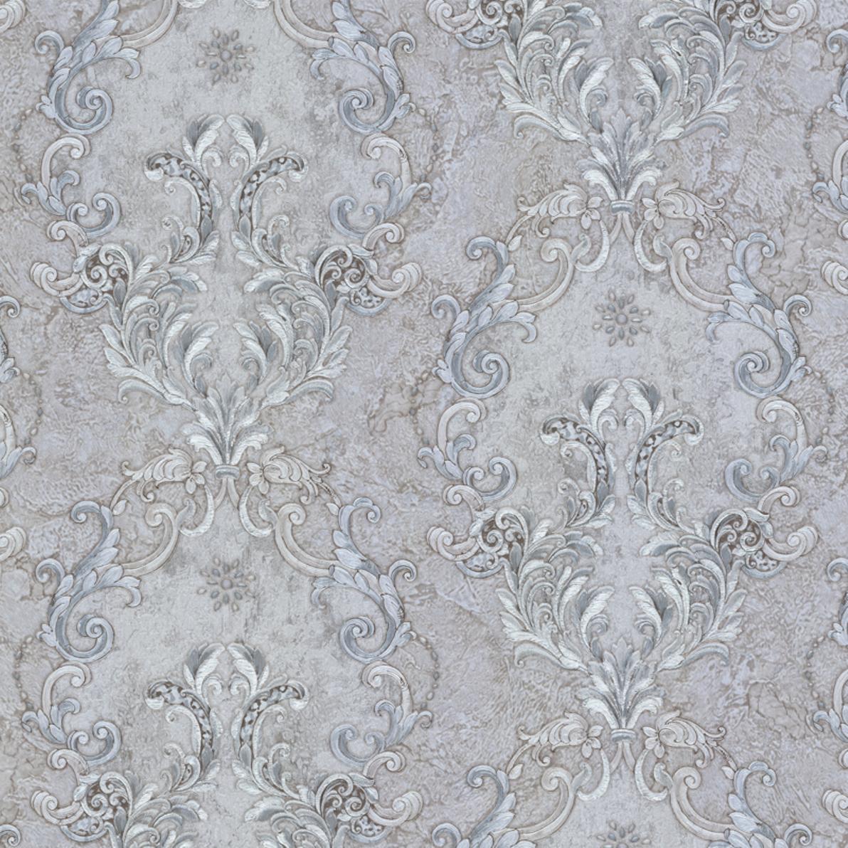 Виниловые обои Emiliana 1,06x10,05 м Серый (1022267)