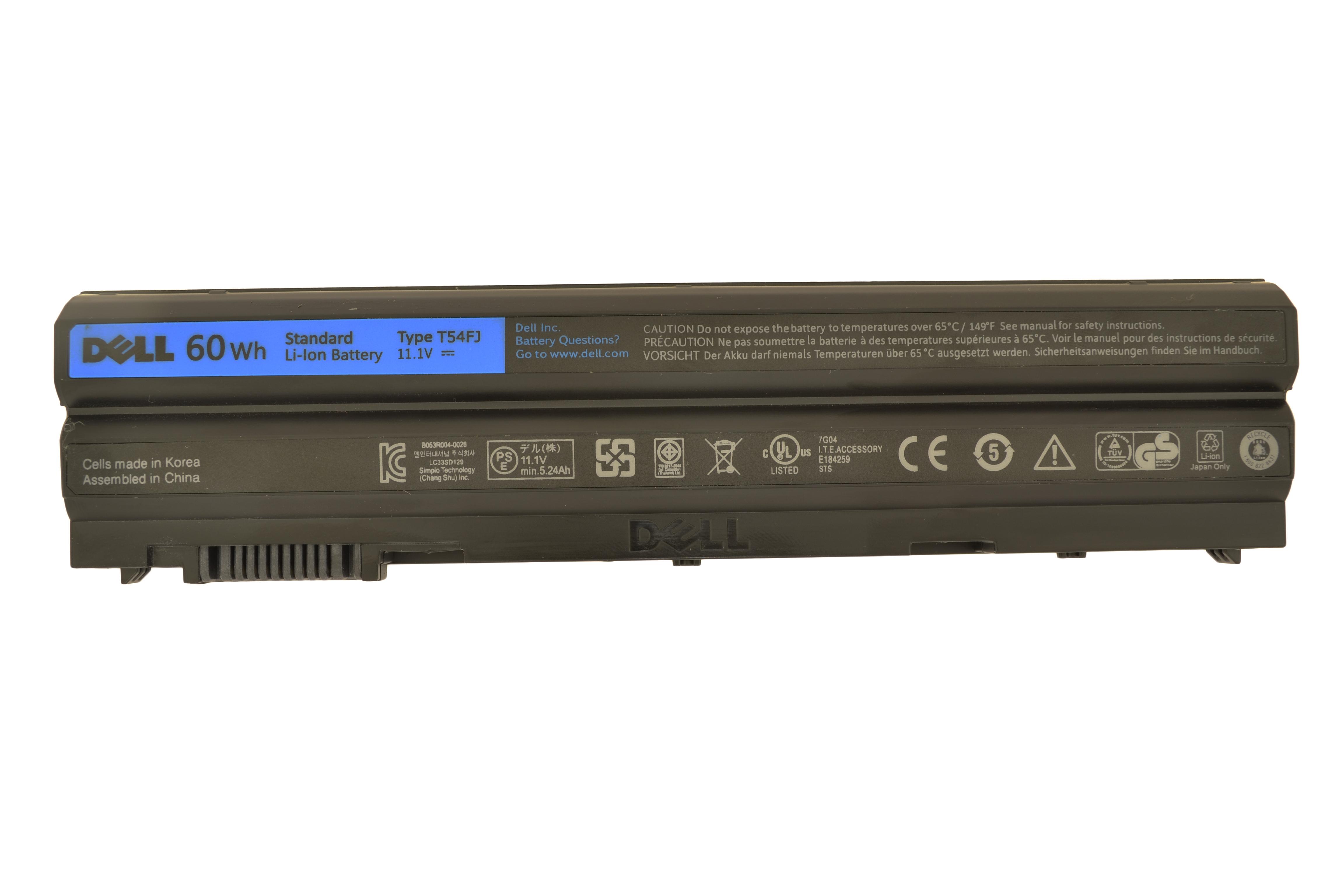 Акумулятор для ноутбука Dell T54FJ Latitude E6420 11,1 V 5240 mAh