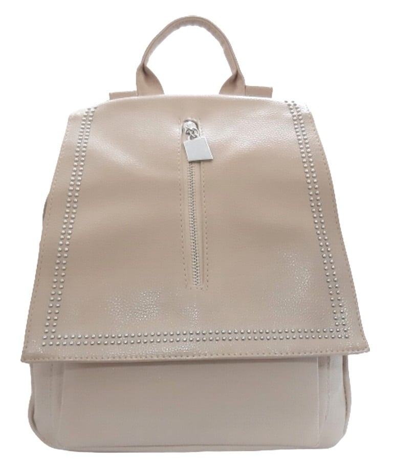 Рюкзак женский Molete 28х28х9,5 см Молочный (9035-4)