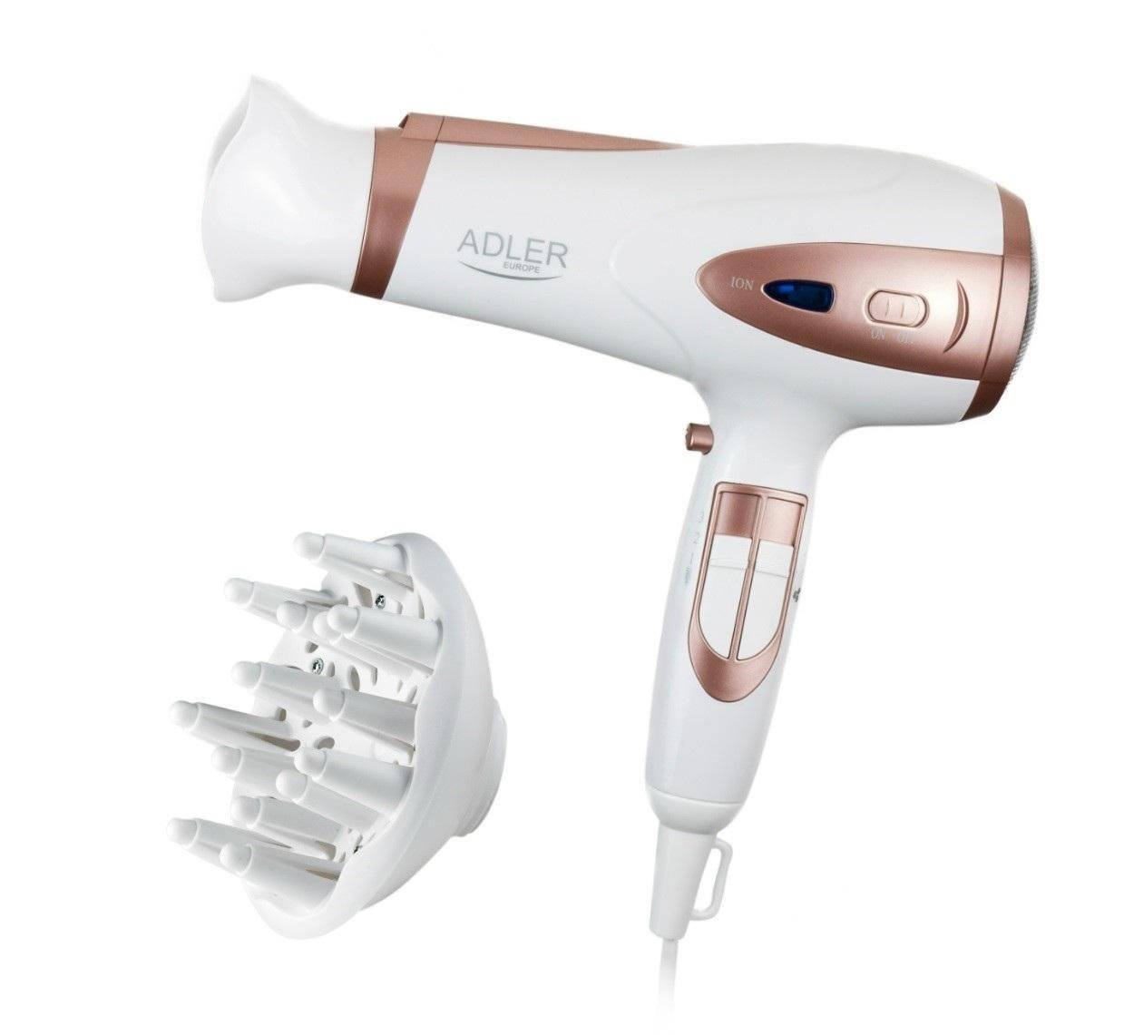 Фен Adler ION з іонізацією 2400 Вт