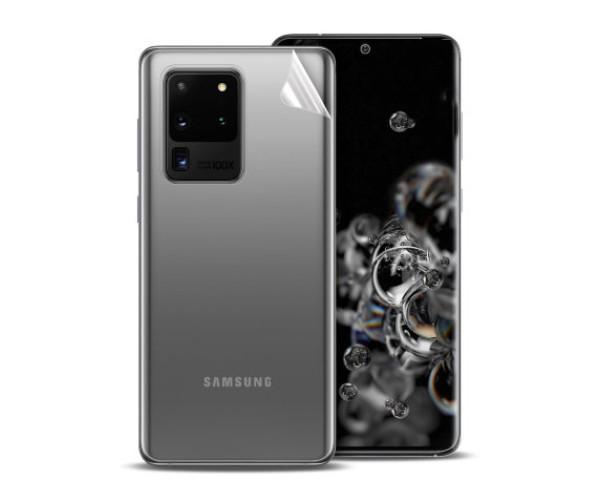 Противоударная гидрогелевая пленка Hydrogel Film для Samsung Galaxy S20 Ultra на заднюю панель, Transparent Противоударная гидрогелевая пленка Hydrogel Film для Samsung Galaxy S20 Ultra на заднюю панель, Transparent
