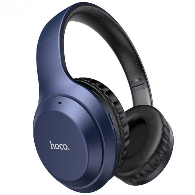 Наушники Bluetooth Hoco W30 с микрофоном Blue