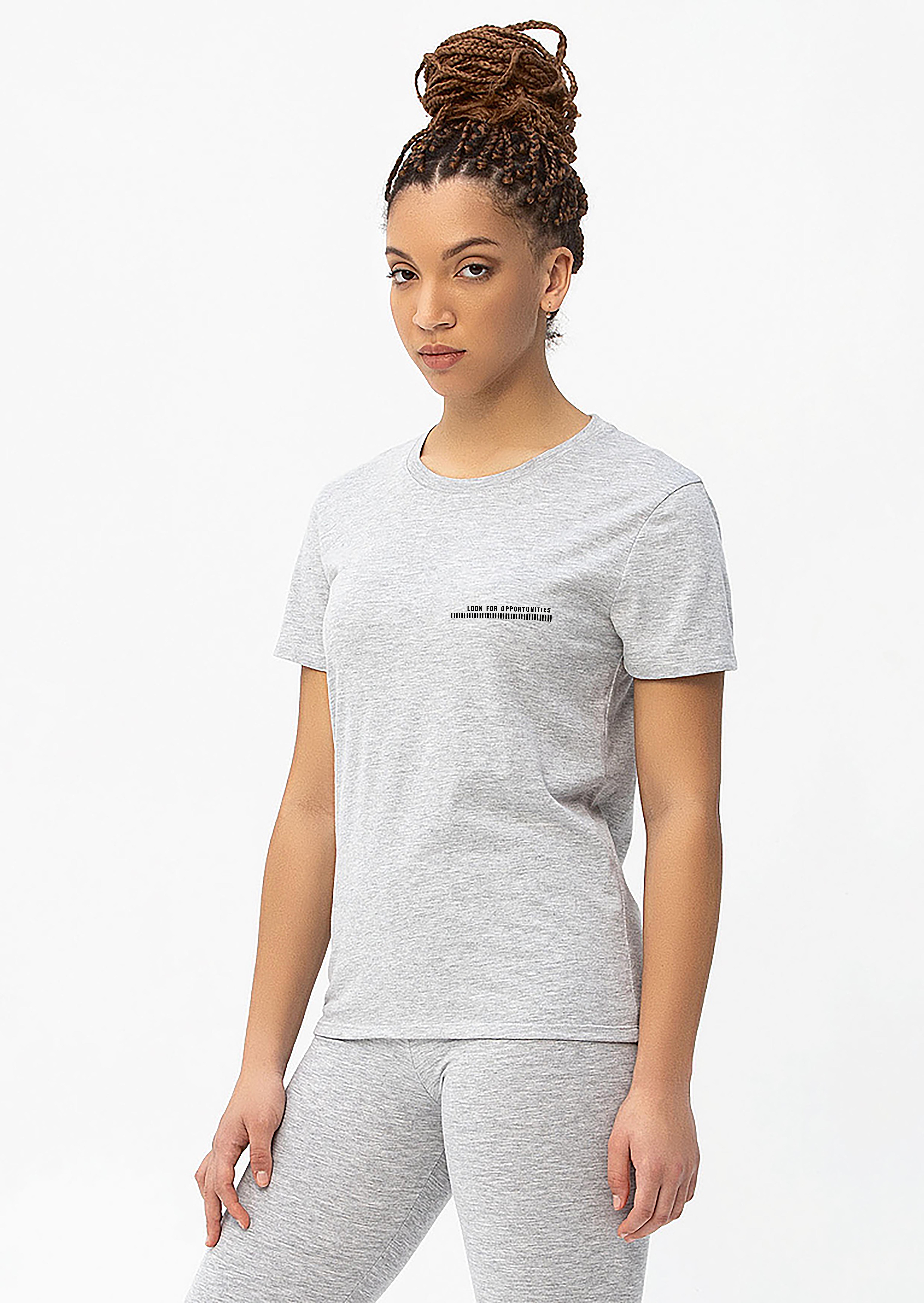 Футболка жіноча Leinle 16955 №1359 S Сірий (4821359169552)
