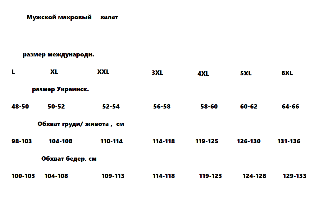 Халат махровый мужской 3XL Сине-красный (4002) - фото 3