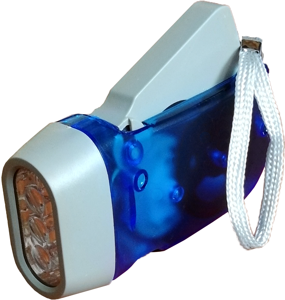 Фонарик ручной самозарядный динамо 3 LED (6142)