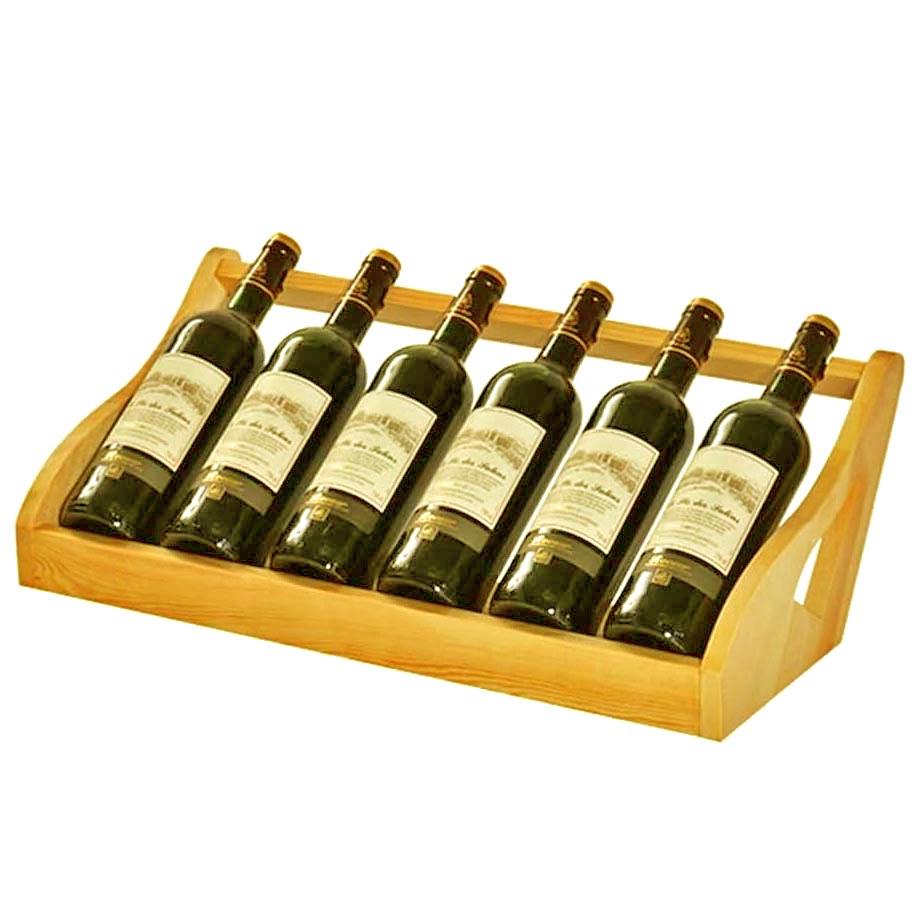 Полка для вина настольная Мелтер 6 Карри (Впс-611003)