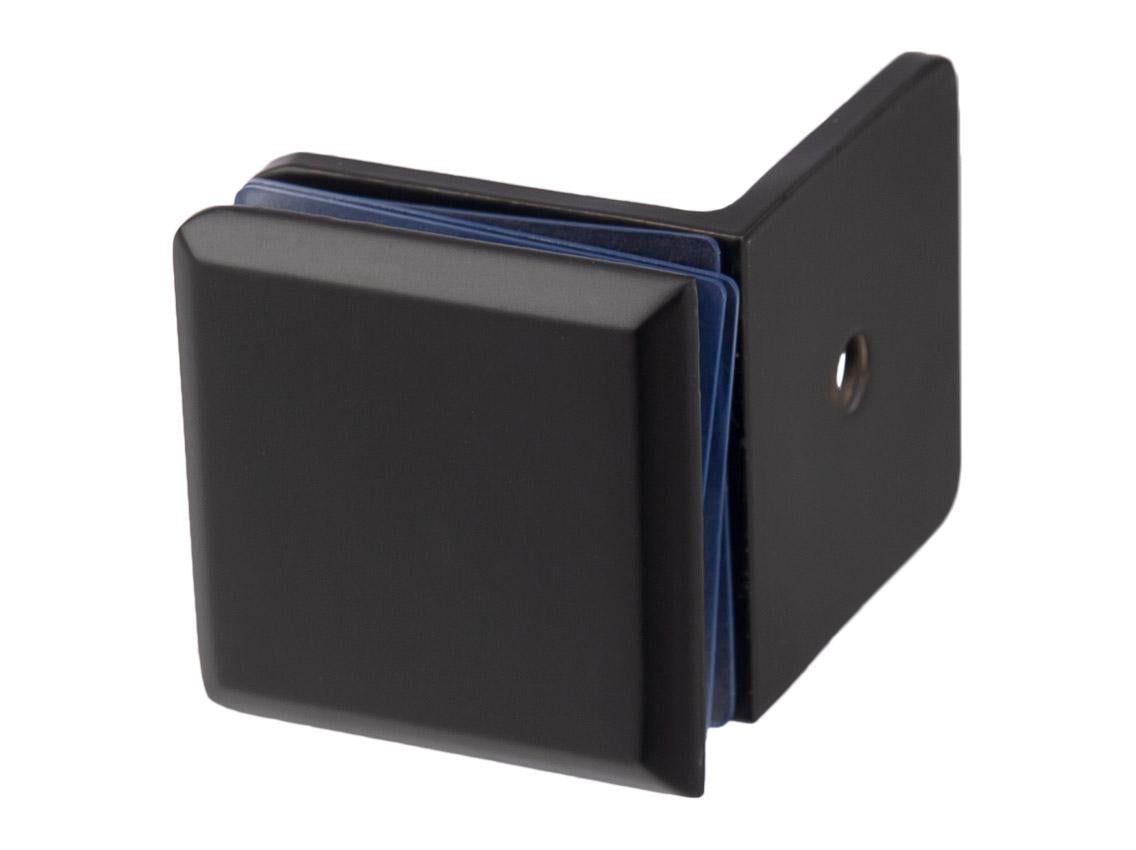 Конектор Giff 722 90° стіна-скло Чорний матовий (25233398)