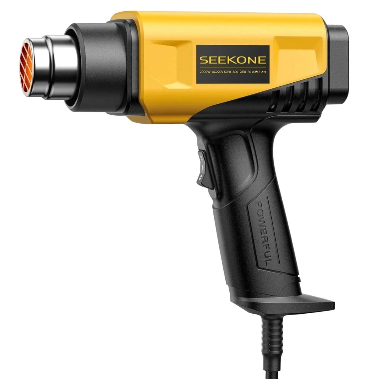 Технічний фен SEEKONE SDL-2818 2000 Вт з LCD-дисплеєм компактний (3207662577)