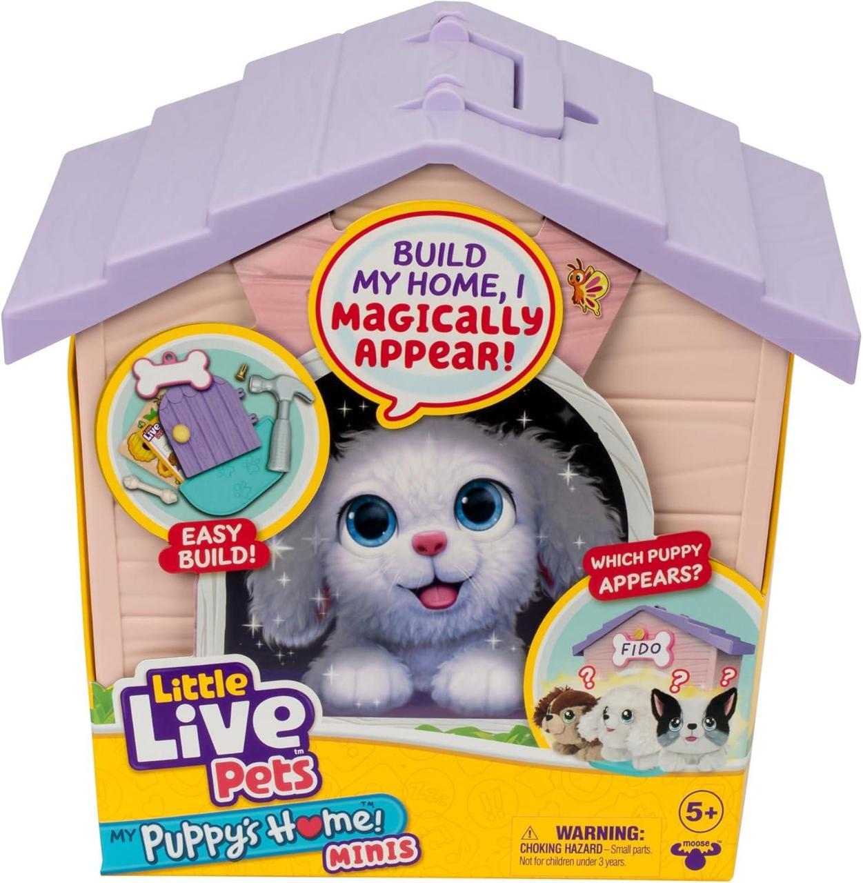 Детский игровой набор Little Live Pets My Puppy's Home Minis Домик с мини сюрпризом и щенком (26617) - фото 8 Детский игровой набор Little Live Pets My Puppy's Home Minis Домик с мини сюрпризом и щенком (26617) - фото 8