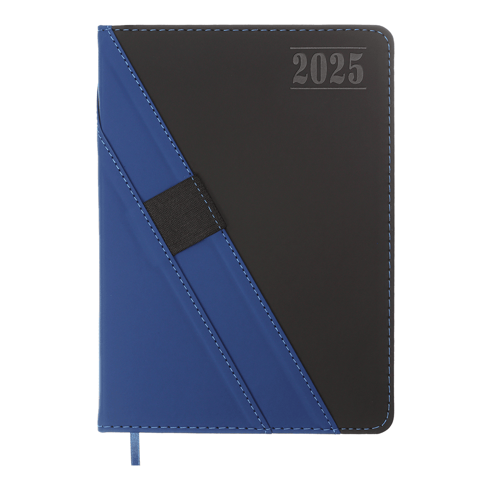 Дневник датированный 2025 Buromax TRIUMPH А5 336 стр. Синий (BM.21104-02)