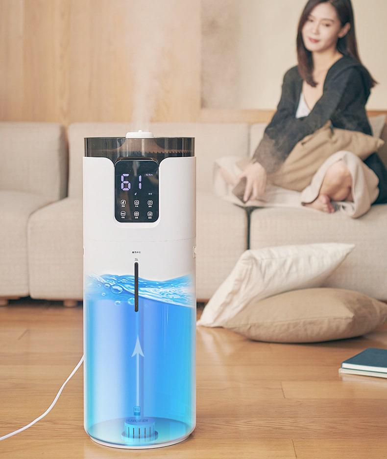 Зволожувач повітря Odyssey-101 з УФ-лампою/пультом ДУ та аромаслотом 16 л (URHJS-19) - фото 15 Зволожувач повітря Odyssey-101 з УФ-лампою/пультом ДУ та аромаслотом 16 л (URHJS-19) - фото 15