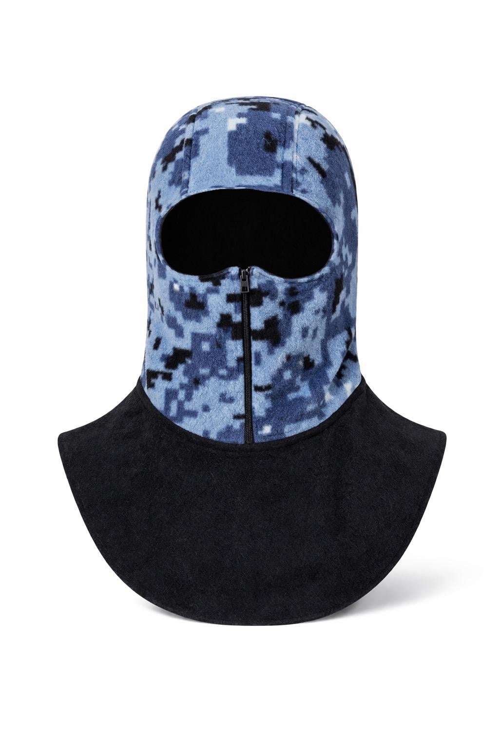 Балаклава флісова унісекс Циклон-2 Digital Urban на змійці під шолом one size Синій (С0004481)
