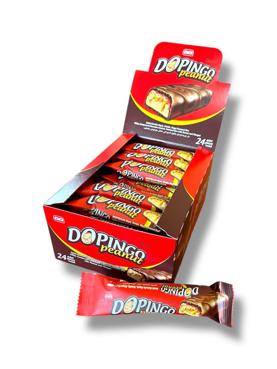 Батончики шоколадные Cici DOPINGO Peanut с арахисом 24 шт. (00000006376)
