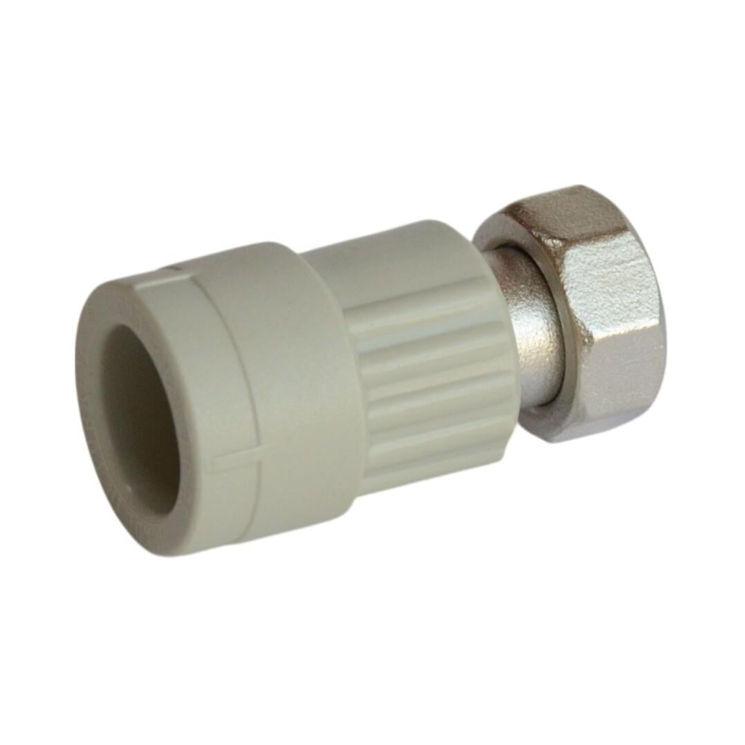 Муфта переходная полипропиленовая Formul 20x3/4" В с накидной гайкой (FR-01FT-HNP-200034)
