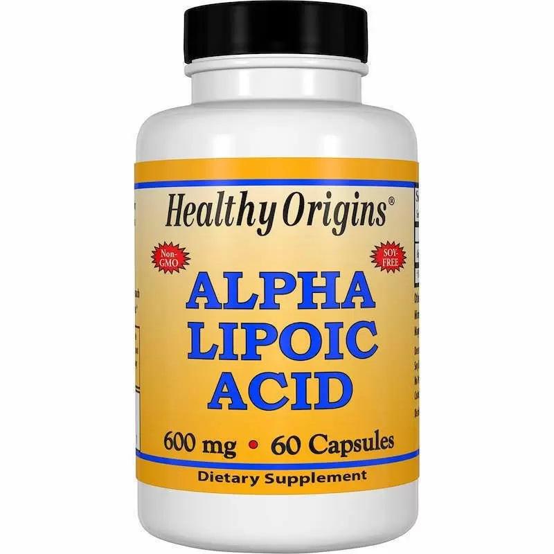 Альфа-ліпоєва кислота Healthy Origins Alpha Lipoic Acid 600 мг 60 Caps