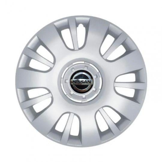 Автомобильные колпаки SKS 222 R14 с логотипом Nissan 4 шт. Серебристый Автомобильные колпаки SKS 222 R14 с логотипом Nissan 4 шт. Серебристый