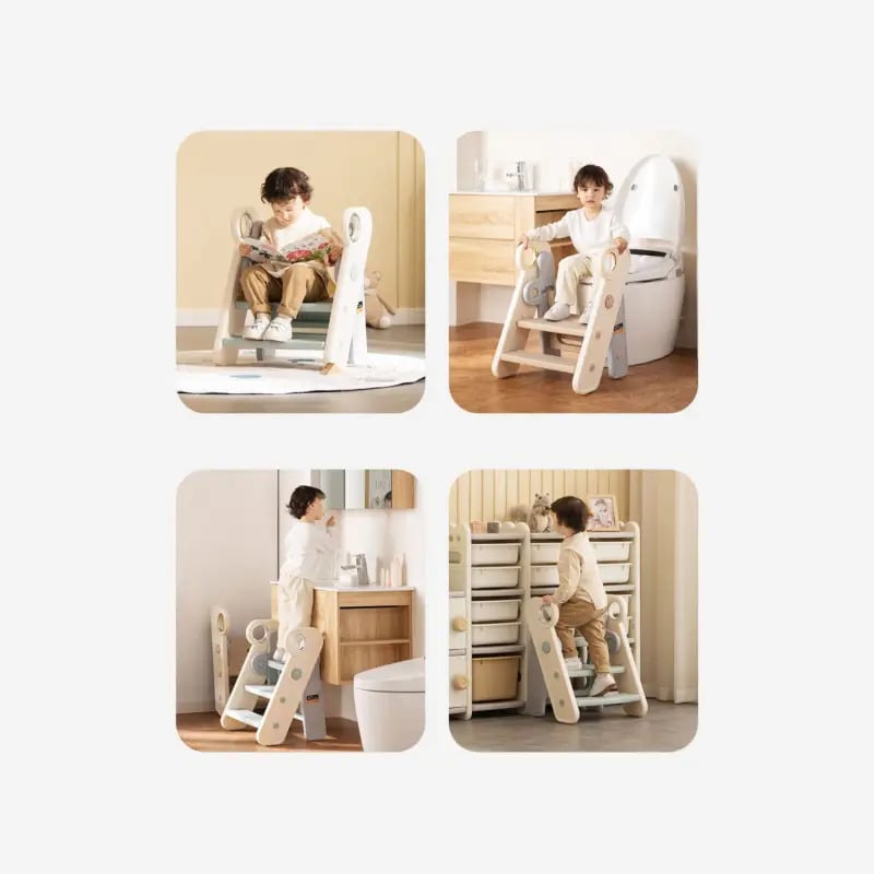 Детский табурет-лестница Lumpurini Francesca на 3 ступени для детей до 75 кг (54dc554e) - фото 3 Детский табурет-лестница Lumpurini Francesca на 3 ступени для детей до 75 кг (54dc554e) - фото 3