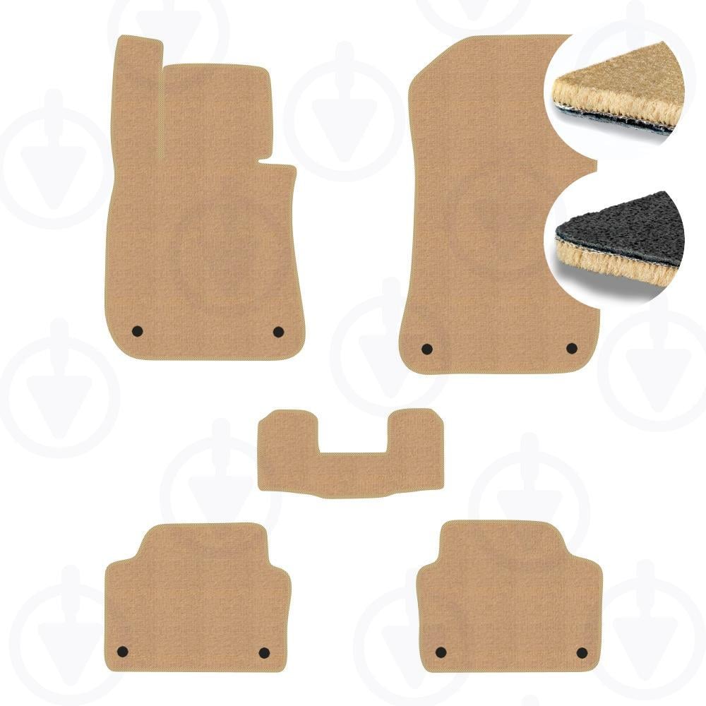 Комплект килимків в салон Star-Tex на BMW 3-Series E91 2005-2012 р. текстиль/Fortuna Бежевий (13325-64-80-83)