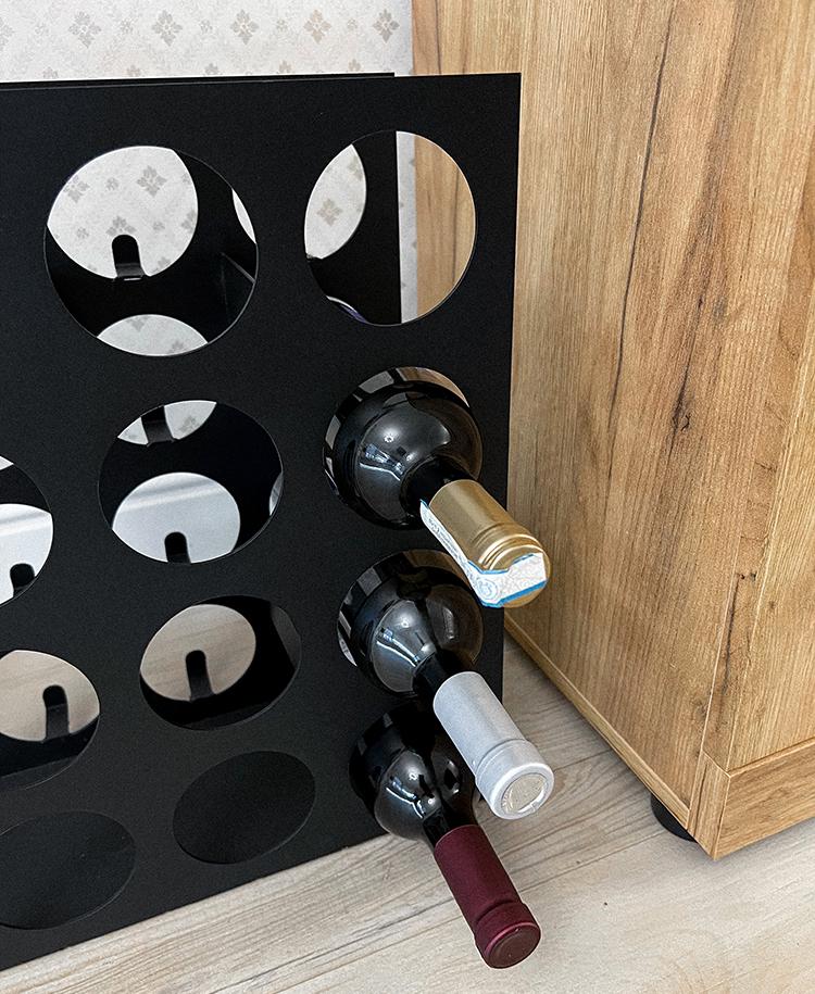 Подставка для вина NC Home Прямая на 12 бутылок (110234) - фото 6 Подставка для вина NC Home Прямая на 12 бутылок (110234) - фото 6