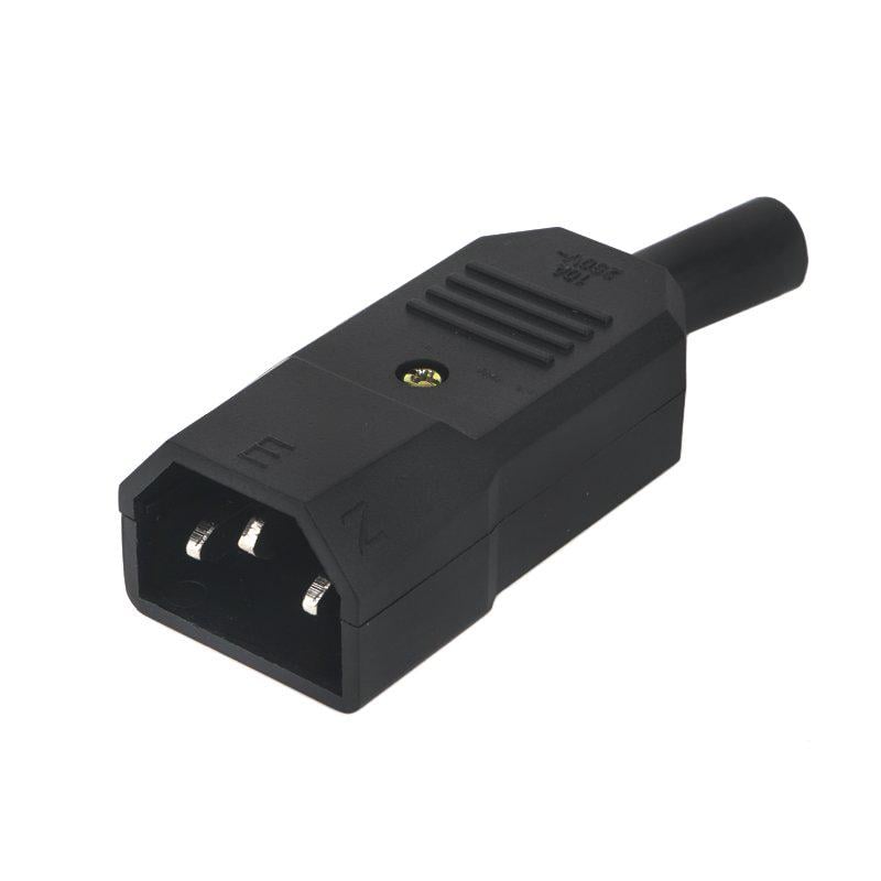 Гнездо питания С14 компьютерное 3pin на кабель (A167010) Гнездо питания С14 компьютерное 3pin на кабель (A167010)