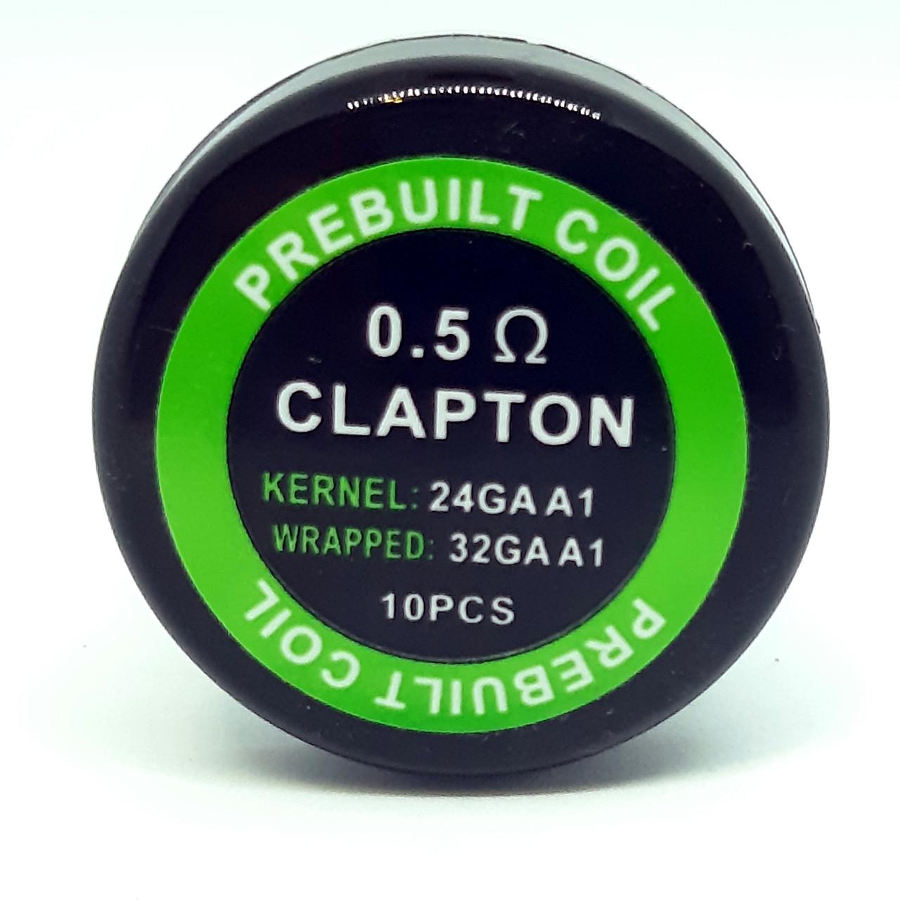 Спираль PREBUILT Clapton Coil 0.5 10 шт. Ом (bs064)