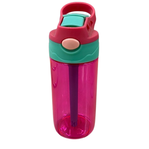 Бутылка-поилка Stenson R92158 пластиковая спортивная 500 мл Pink (13102968)
