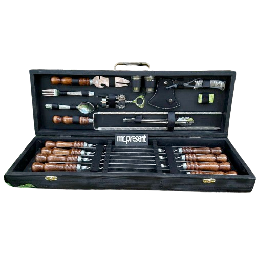 Набор шампуров ГРИЛЬ cherry M1 в кейсе (19211235)