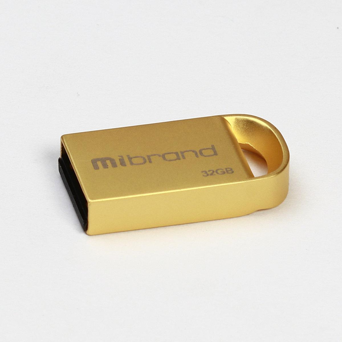 Флеш-память для ноутбука Flash Mibrand USB 2.0 Lynx 32Gb Gold (MI2.0/LY32M2G)