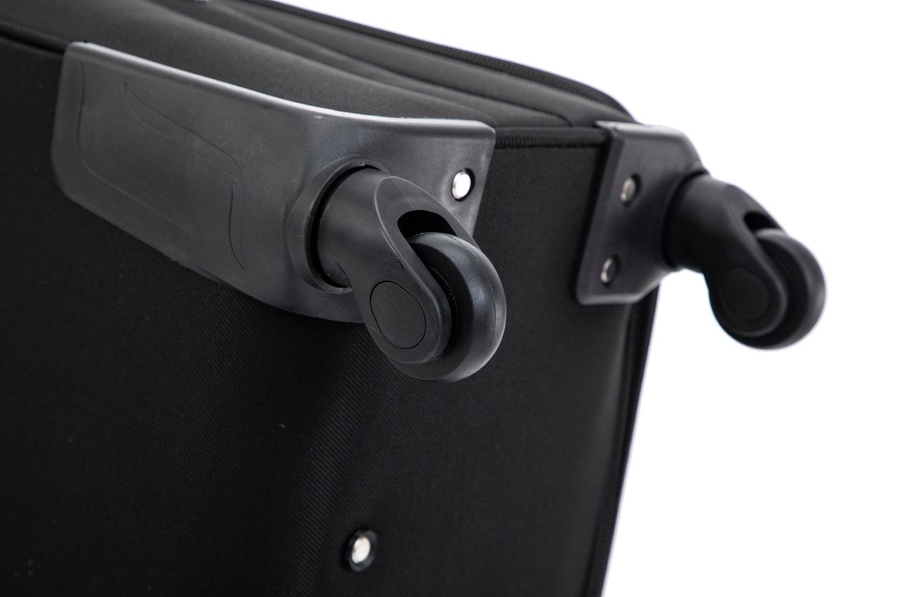 Чемодан Bonro Tourist 4 колеса невеликий Чорний (2199) - фото 7