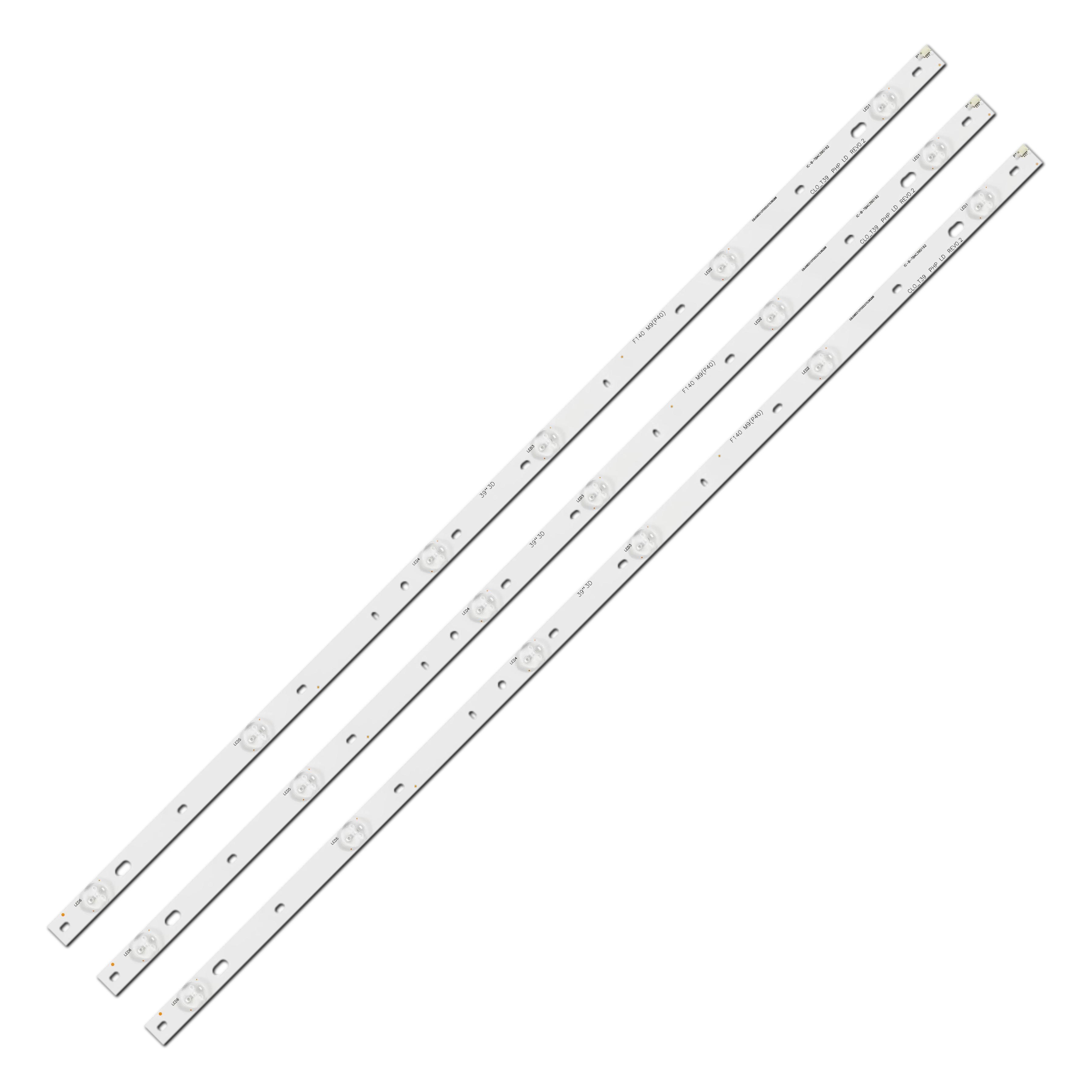 Комплект LED подсветки для TV CLO-T39 PHP LD REV0.2 IC-B-TBAC39D192 IC-C-TBAC39D192 11800586-B0 IC-T-TBAC39D192 39" 3 шт. (ART-14819)