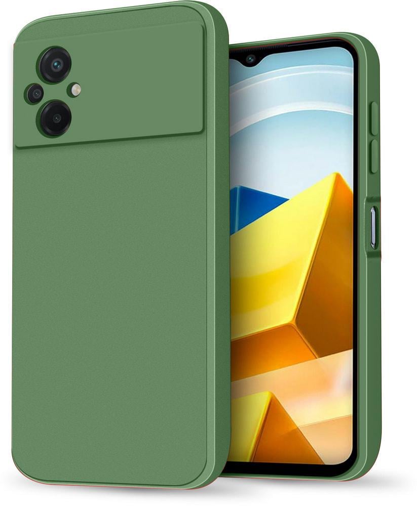 Силиконовый чехол HardCorner Xiaomi Poco M5 (с микрофиброй) Khaki (34829-17)