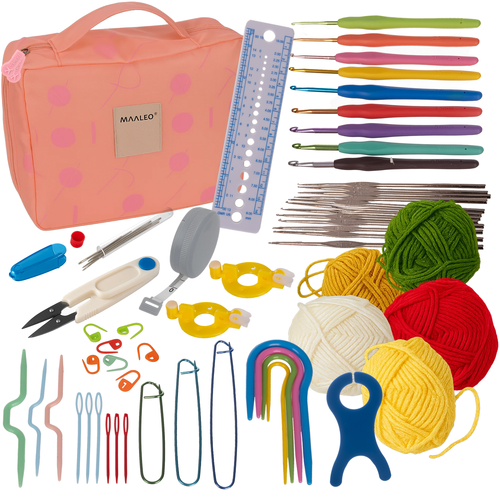 Набор для вязания крючком Maaleo 25692 58 пр. ( 25692) - фото 2 Набор для вязания крючком Maaleo 25692 58 пр. ( 25692) - фото 2