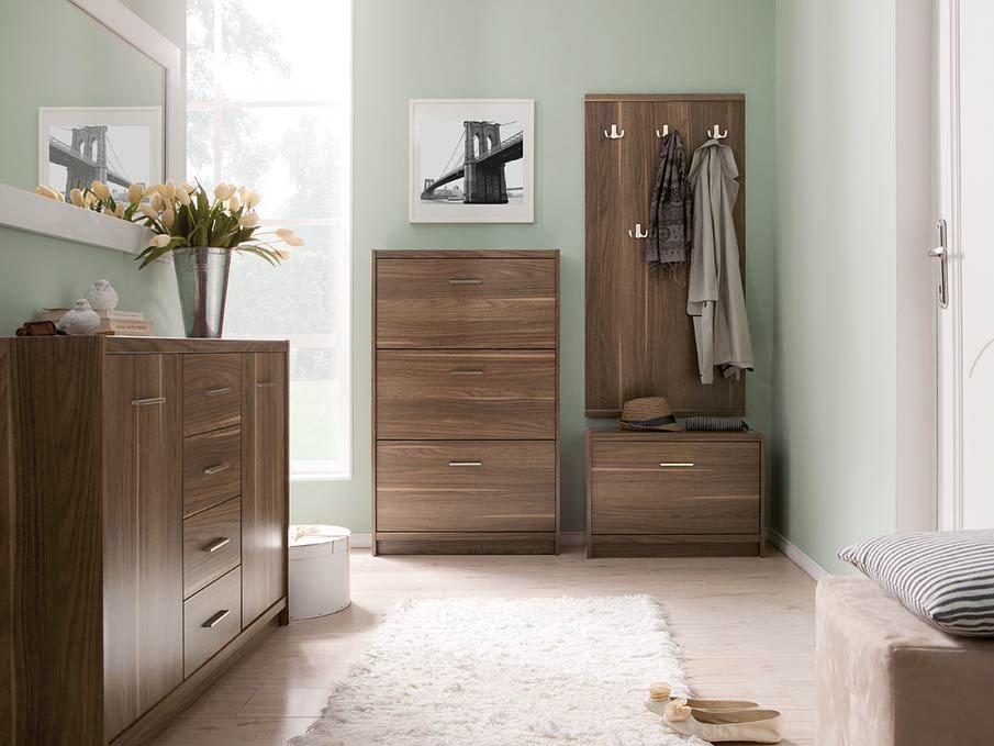 Прихожая комплект Gerbor Holding Опен 1 ДСП/МДФ Орех калифорнийский