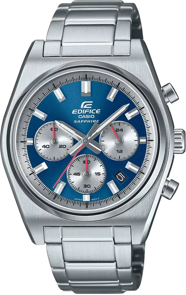 Наручные часы мужские Casio Edifice EFB-730D-2AVUEF с сапфировым стеклом/стальным корпусом/водозащитой 100 м Синий (3100234236)