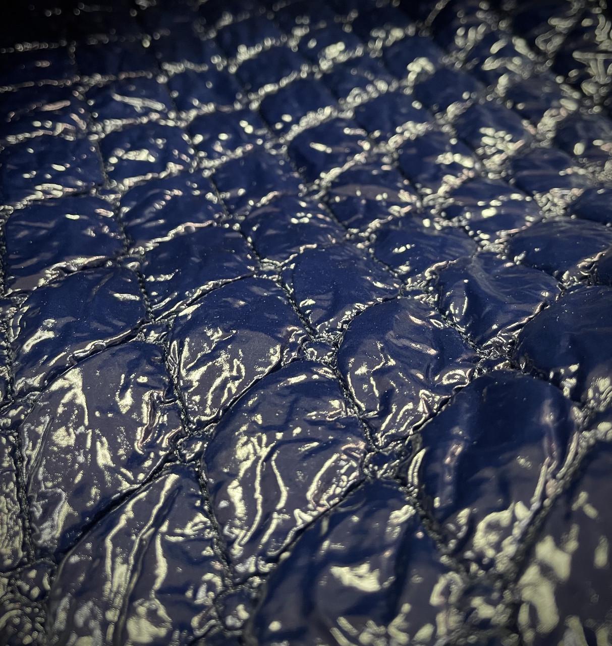 Плащівка стьогана двостороння лаке Синій (24479386) - фото 4 Плащівка стьогана двостороння лаке Синій (24479386) - фото 4