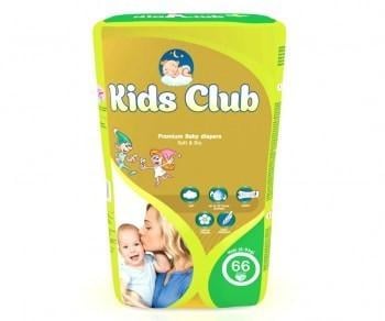 Підгузки дитячі Kids Club р. 3 Midi 4-9 кг 66 шт. (1633432291) - фото 2