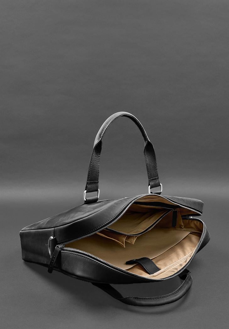 Сумка кожаная для ноутбука и документов Crazy Horse Черный (A-027948) - фото 6 Сумка кожаная для ноутбука и документов Crazy Horse Черный (A-027948) - фото 6