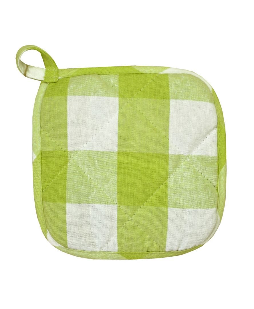 Прихватка Кантри 20х20 см Зеленая